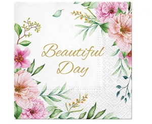 Serwetki PAW wzorzyste Special Flowers 33 xm x 33 cm 20 szt