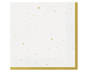 Serwetki Celebrate (złote) 33 cm x33 cm 20 szt