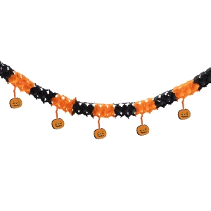 Girlanda Halloween z dyniami pomarańczowo-czarna 300cm