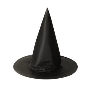 Kapelusz Czarownicy Halloween czarny 36x37cm