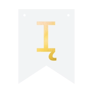 Baner DIY 16 cm - literka ?